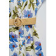 robe femme salsa jeans linen shirt dress w/front butt