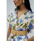 robe femme salsa jeans linen shirt dress w/front butt