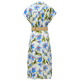 robe femme salsa jeans linen shirt dress w/front butt
