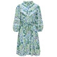 robe femme salsa jeans dress with lace detail print