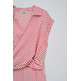 robe femme salsa jeans pinstriped dress with waist de