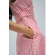 robe femme salsa jeans pinstriped dress with waist de