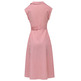 robe femme salsa jeans pinstriped dress with waist de