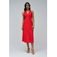 robe femme salsa jeans dress with back twist detail