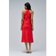 robe femme salsa jeans dress with back twist detail