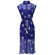 robe femme salsa jeans contrasting embroidery shirt d
