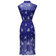 robe femme salsa jeans contrasting embroidery shirt d