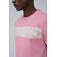 t-shirt homme salsa jeans t-shirt slim fit raw edge w/ b