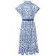 robe femme salsa jeans color-contrast embroidered dre
