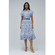 robe femme salsa jeans color-contrast embroidered dre