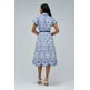 robe femme salsa jeans color-contrast embroidered dre