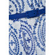 robe femme salsa jeans color-contrast embroidered dre