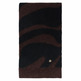  salsa jeans animal print knit scarf