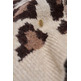  salsa jeans animal print knit scarf