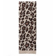  salsa jeans animal print knit scarf