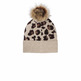  salsa jeans animal print beanie