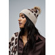  salsa jeans animal print beanie