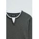 maillot homme salsa jeans knit henley w/ collar maillot d