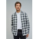 chemise homme  salsa jeans plaid cotton shirt slim fit