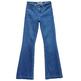 jeans femme  salsa jeans faith flare w/ belt