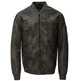cazadora homme  salsa jeans hooded fake leather bomber jac