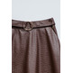 robe femme  salsa jeans faux leather midi skirt with b