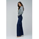 jeans femme  salsa jeans faith wide dark blue