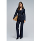manteau femme  salsa jeans blazer dark wash w/ detail