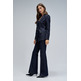 manteau femme  salsa jeans blazer dark wash w/ detail