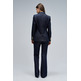 manteau femme  salsa jeans blazer dark wash w/ detail