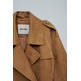 manteau femme salsa jeans suede trench coat