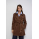 manteau femme  salsa jeans suede trench coat