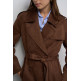 manteau femme  salsa jeans suede trench coat