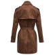 manteau femme  salsa jeans suede trench coat