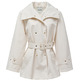manteau femme salsa jeans parka with detachable hood