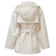 manteau femme salsa jeans parka with detachable hood