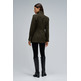 manteau femme salsa jeans short wool peacoat
