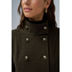 manteau femme salsa jeans short wool peacoat