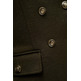 manteau femme salsa jeans short wool peacoat