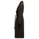 manteau femme  salsa jeans grace long wool coat with fur