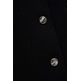 manteau femme salsa jeans wool coat with faux fur collar