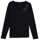 t-shirt femme  salsa jeans v-neck branding long sleeve