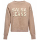 sweat-shirt femme salsa jeans knitted branding jumper
