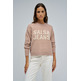 sweat-shirt femme salsa jeans knitted branding jumper