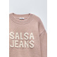 sweat-shirt femme salsa jeans knitted branding jumper
