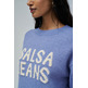 sweat-shirt femme salsa jeans knitted branding jumper