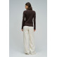maillot femme  salsa jeans knitted turtleneck w/ crystal