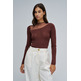 maillot femme salsa jeans long sleeve w/ asymmetrical ne