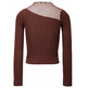 maillot femme salsa jeans long sleeve w/ asymmetrical ne