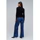 maillot femme salsa jeans turtleneck sweater with button